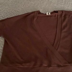 Z by Zella deep v neck sweatshirt